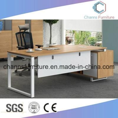 Modern Elegant Design Office Table with Metal Base