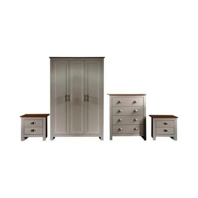 Lancaster Modern Home Bedroom Wood Wardrobe Furniture (HF-WF037)