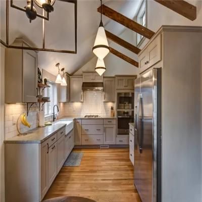 Custom Melamine Cupboard Luxury Wood Furniture Set Lacquer Kitchen Cabinet