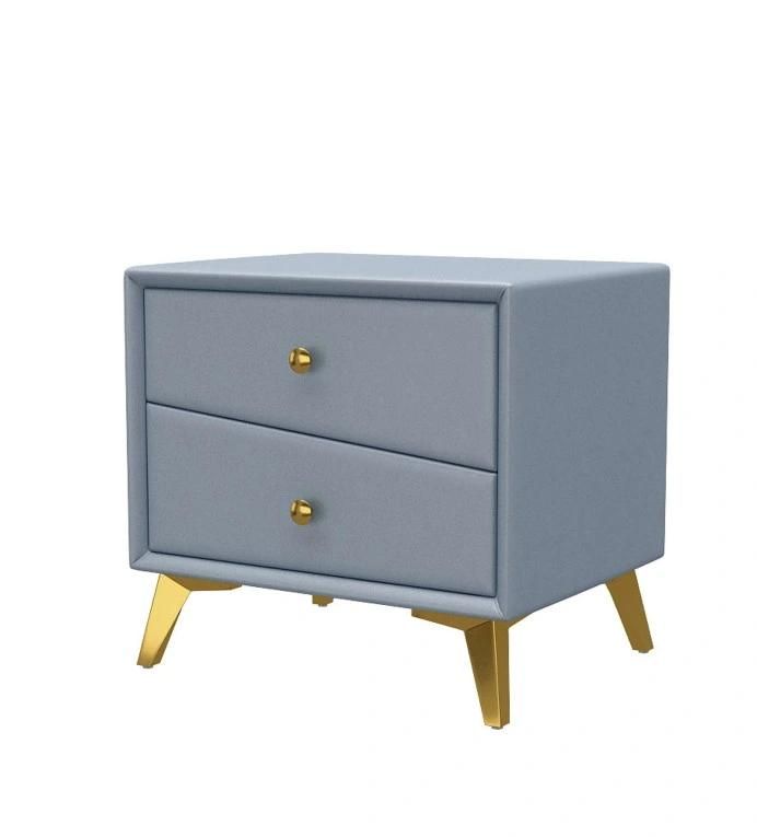 PVC Upholstered Factory Price Modern Night Stand