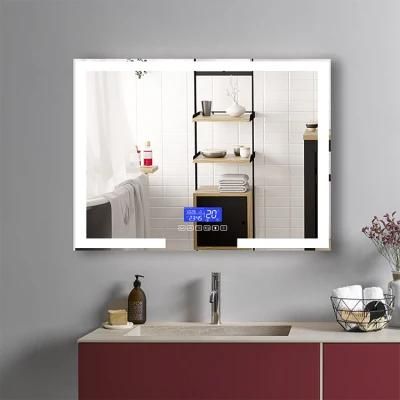 China Supplier of Hotel Smart Mirror Bathroom LED Wall Mounted Mirror with Touch Switch