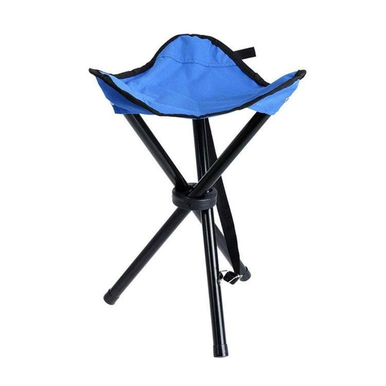 Tripod Stool Metal Camping Fishing Chair Portable Folding Chair Beach Chair Fabric