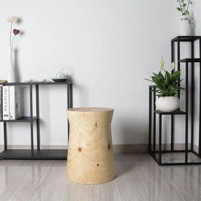Nordic Hotel Furniture Fashion Living Room Furniture Solid Wood Stool Chair