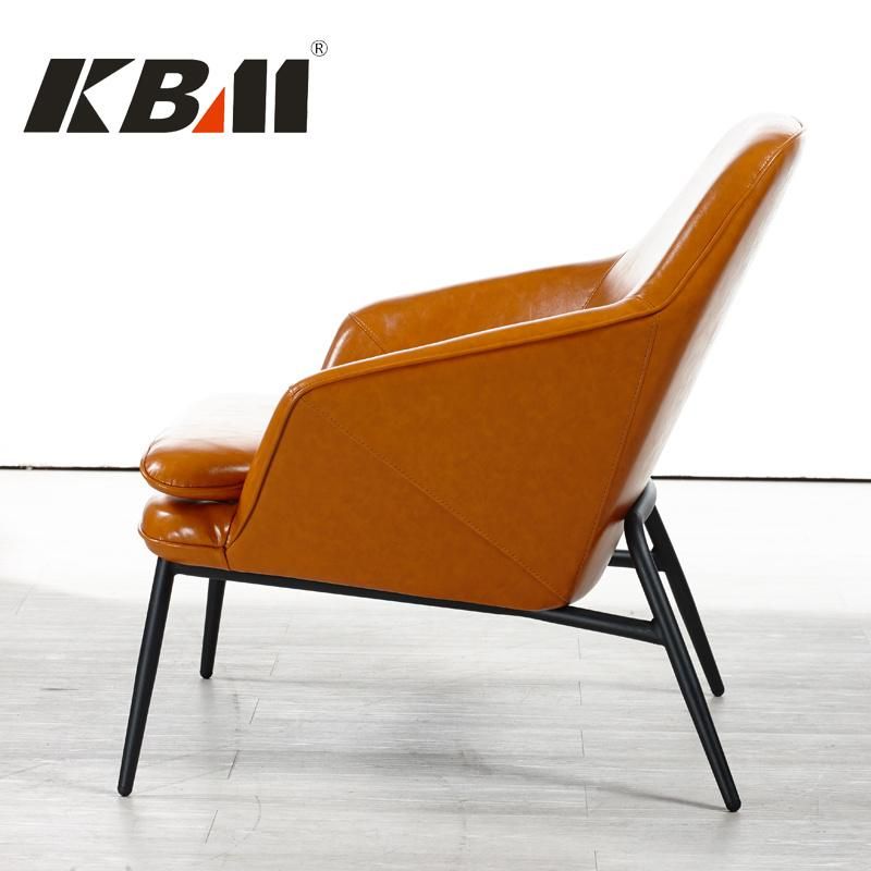 China Ernomic Hotel Lobby Lounge Chair with Steel Leg