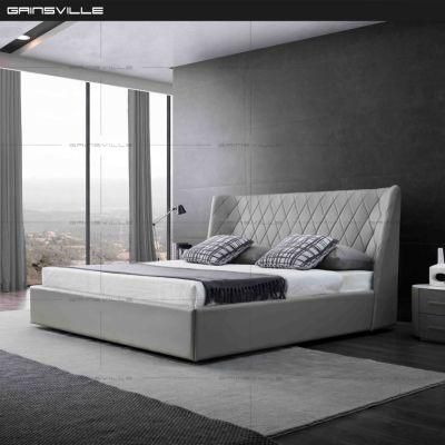 Luxury Soft Bed for Bedroom with Leather Upholstered Gc1825