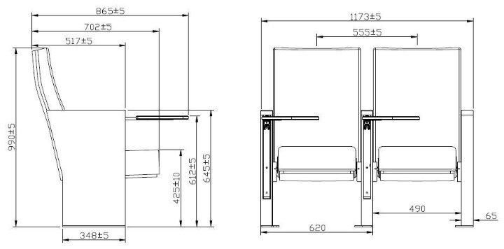 Economic Office Media Room Cinema Lecture Hall Church Auditorium Theater Chair