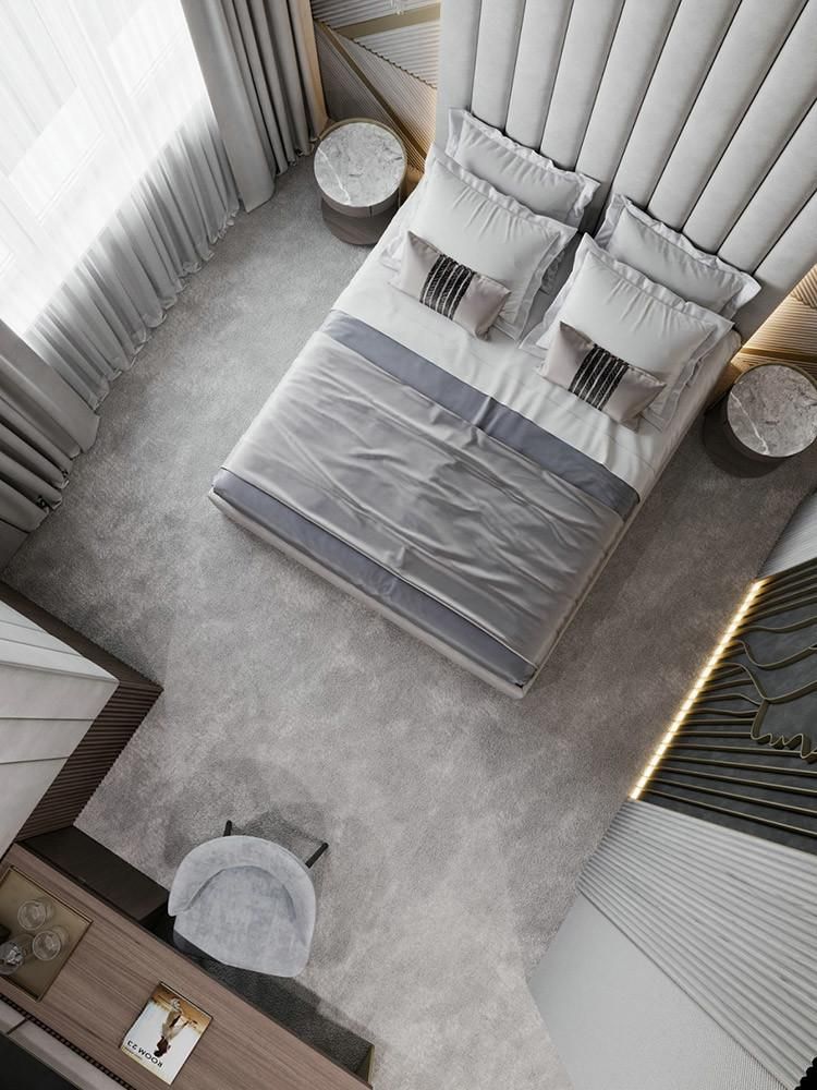 Custom Made Modern 5 Star Room Set Furnishings Luxury Hotel Bedroom Furniture for Hospitality Resort Villa Apartment