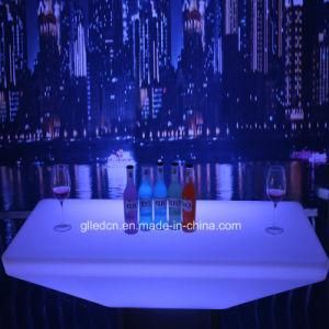 LED Plastic Lounge Table for Wedding Lights