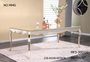 Hot Sales Long Dining Table Living Room Mirror Furniture