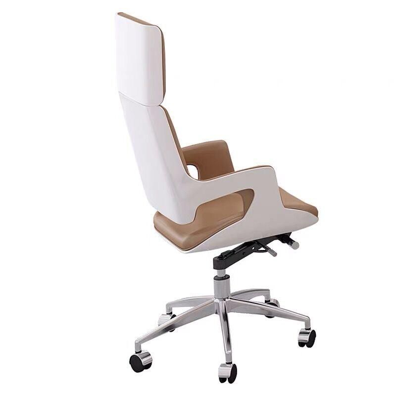 Modern Executive Wooden Office Leather Boss Chair Geninue Leather Executive Chair