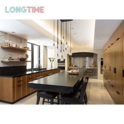 Custom Design Module Integrated Melamine Finish Kitchen Cabinet