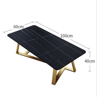 Modern Minimalist Rock Board Coffee Table Living Room Furniture 0539