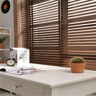 Wood Slat Blinds, Real Wood Blind, Manual Wood Venetian Blinds