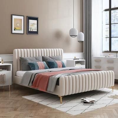 35 Year Manufacturer Provide Home Bedroom furniture Modern Fabric Bed