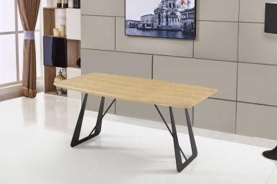 Modern Home Restaurant Furniture Set Special Metal Stainless Steel Marble Dining Room Table