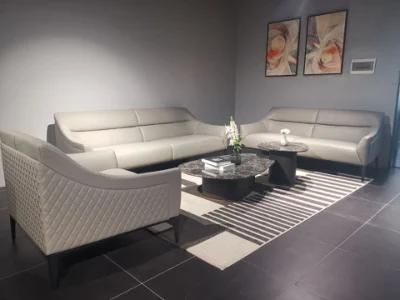 Italian Design Living Room Furniture Genuine Leather Sectional Sofa GS9017
