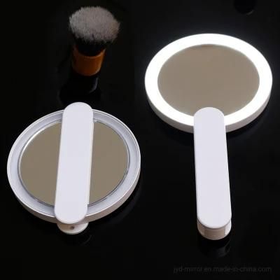 New Style Gift Hand Pocket Portable LED Cosmetic Makeup Mirror