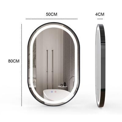 High-End Smart Glass LED Bathroom Mirror Makeup LED Mirror with Touch Sensor