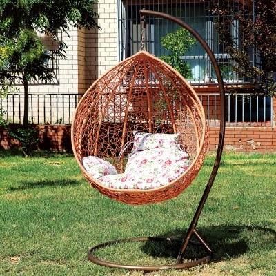 Modern Rattan Furniture Garden Outdoor Hanging Seat Egg Wicker Armchair