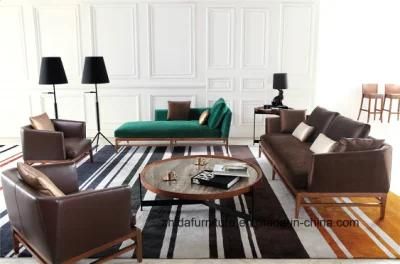 New Sectional L Shape Genuine Sofa Set