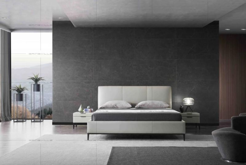 Customized Modern Bedroom Furniture King Bed Wall Bed for Villa Gc1816