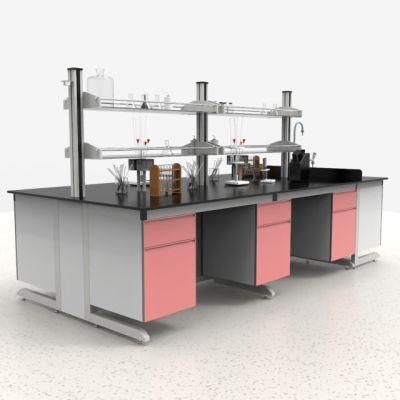 Durable Chemistry Steel Lab Furniture with Wheels, Factory Direct Sale Hospital Steel Horizontal Laminar Flow Lab Clean Bench/