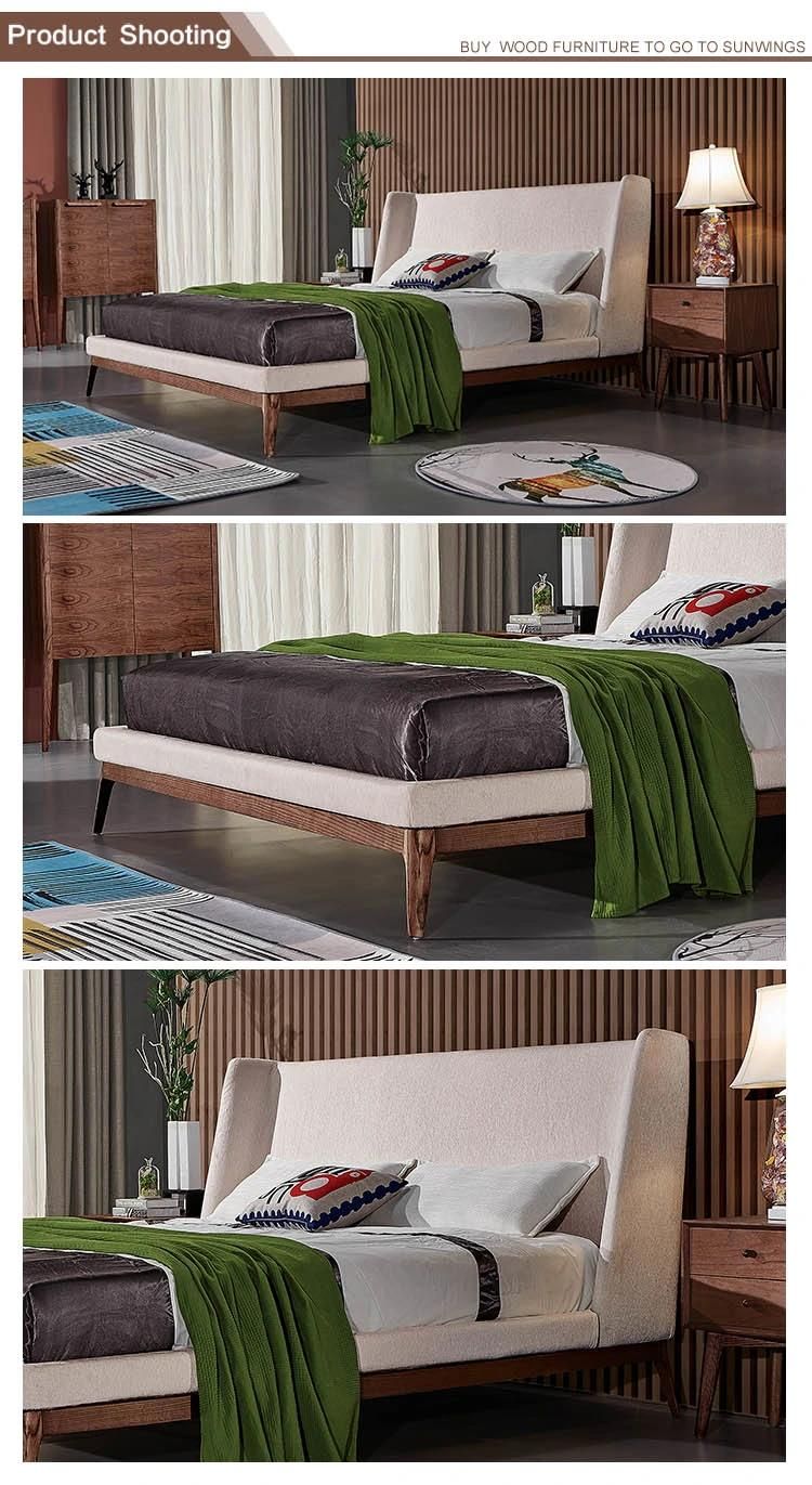 The Simple Solid Wood Bed From China