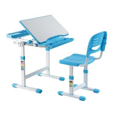 Home School Furniture Height Adjustable Kids Study Desk with Chair