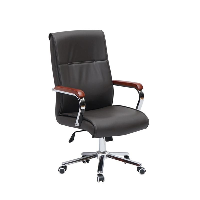 Executive Ergonomic Computer Desk Massage Parts Swivel Tan Leather Office Chair