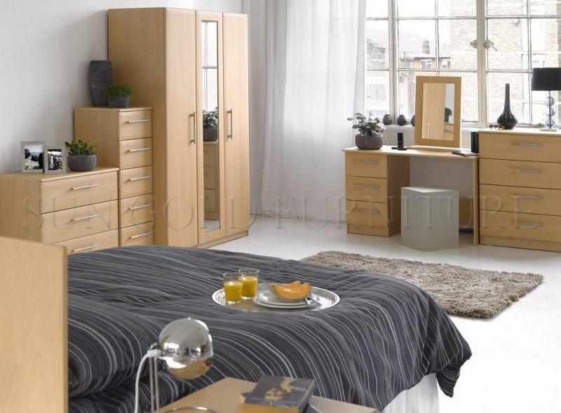 New Design Lofts Bed in Simple Bedroom Modern Furniture Sets (SZ-BF195)