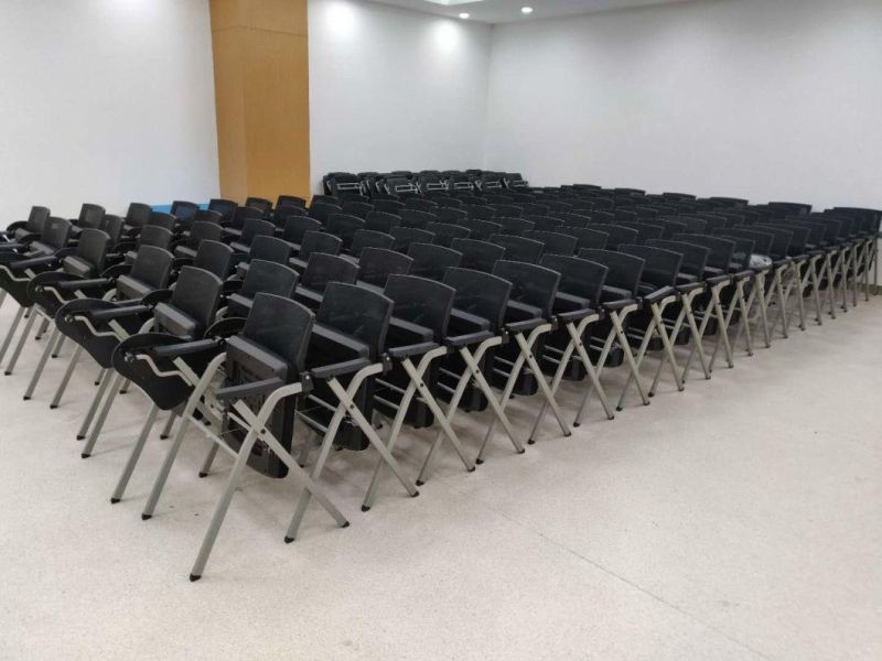 1.2mm Tube Training Office Furniture Clear Dining Room PP Plastic Chair with Metal Legs