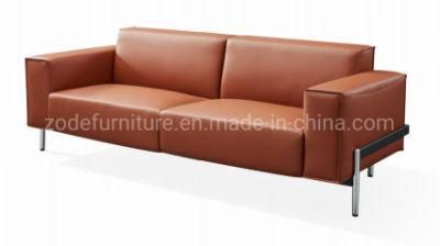 Zode Nordic PU Leather Sofa Living Room Furniture MID Century Modern and Scandi Design Home Living Room Sofa