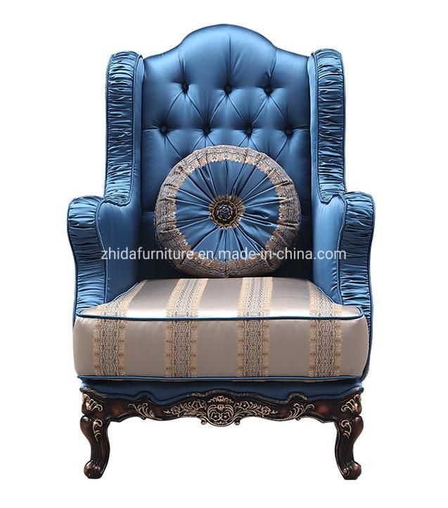 Classic Style European Style Hotel Reception Living Room Chair with Cushion