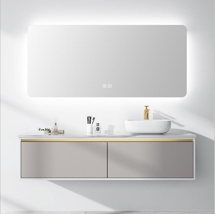 Rock Board Modern Simple Light Luxury Bathroom Cabinet