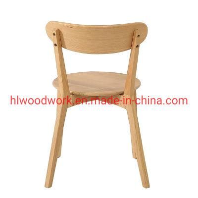 Cross Chair Oak Wood Dining Chair Wooden Chair Office Chair Round Seat Dining Room Furniture