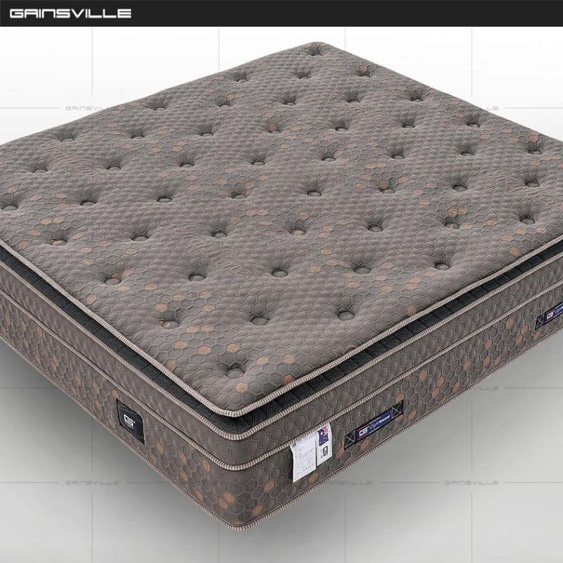 Luxury 5 Star Hotel Design Sleeping Latex Pocket Spring Queen Bed Mattress