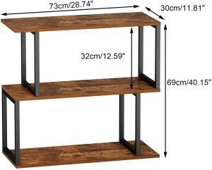 Most Selling Items Wood Metal Frame Bookcase Storage Industrial Bookshelf Furniture