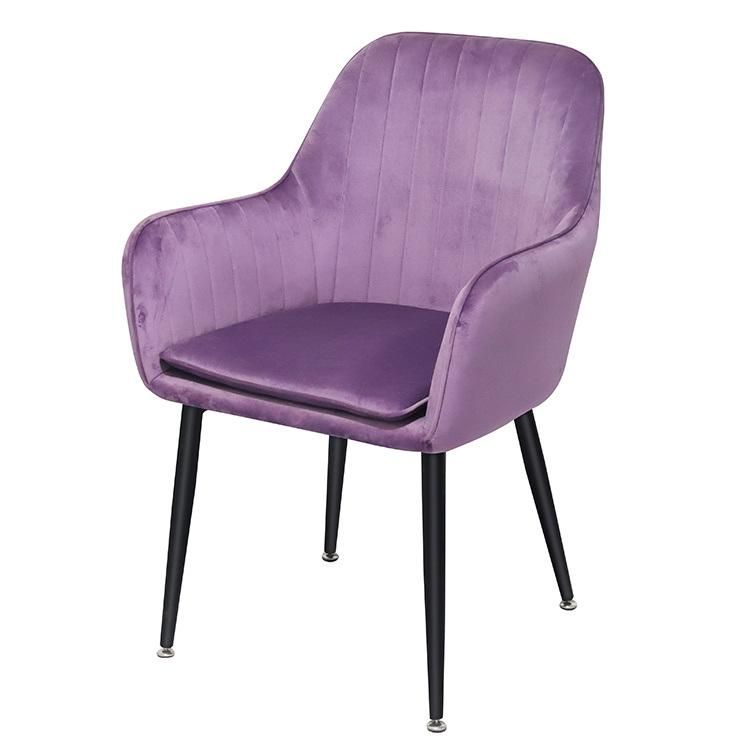 Modern Hotel Plastic Indoor Outdoor Metal Velvet Party Dining Furniture Chair