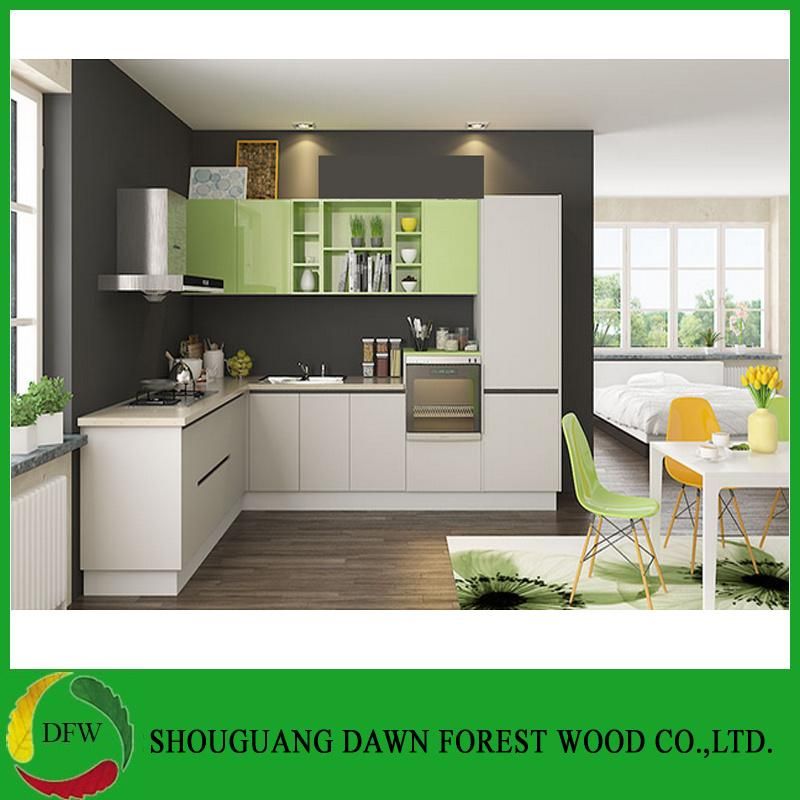 Modern High Glossy Kitchen Furniture Lacquer Isand Kitchen Cabinet