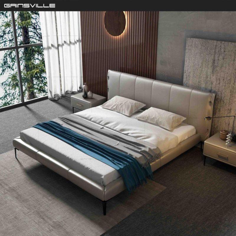 Italiain Design Furniture Quality Bedroom Bed Sofa Bed King Bed Gc1727