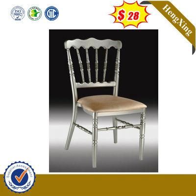 Modern Home Furniture Cushion Stainless Steel Outdoor Wedding Chair