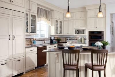 Luxurious and Elegant Classical Solid Wood Kitchen Cabinet Designs