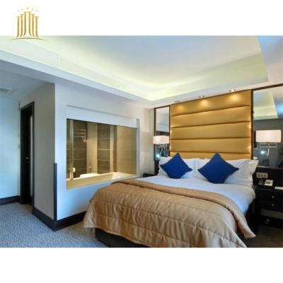 Guangdong Factory Melamine Modern King Bed 5 Star Hotel Hotel Project Complete Bedroom Furniture Set