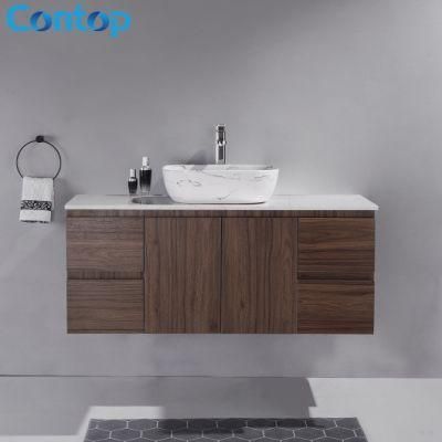 Environmental Protection Water Resistant Hotel Single Sink Wall Mount Bathroom Vanity Cabinet