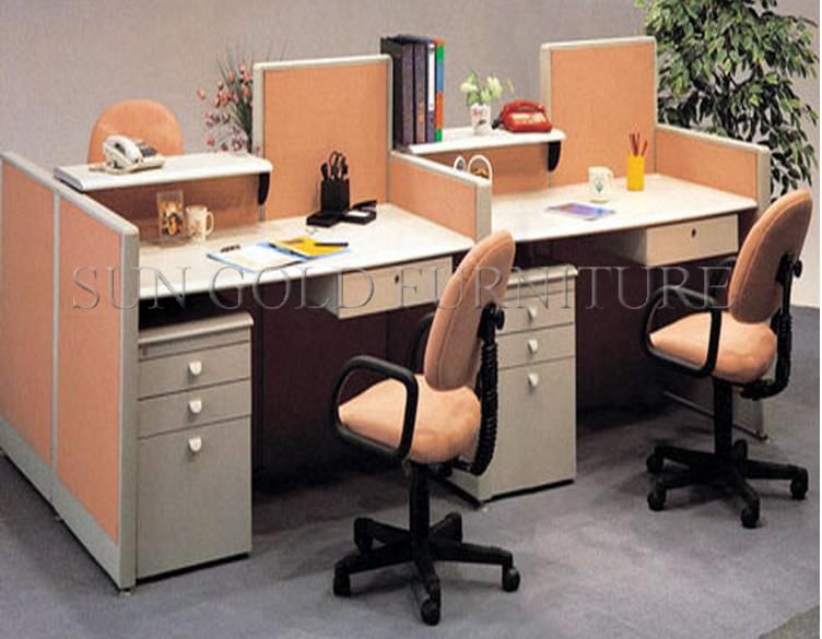 Hot Sale Durable 4-Seats Office Station Wholesale Moern Desk (SZ-WS118)