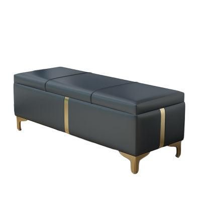 Modern Home Furniture Bench Footrest for Shoes Can Stored Cabinet Living Room Furniture Set