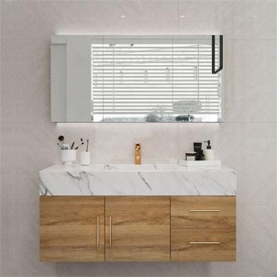 Huge Double Sink Luxurious Modern Bathroom Furniture Sets High Quality Bathroom Vanity Mirror Bathroom Cabinet