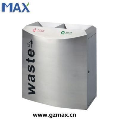 Indoor Shopping Mall Stainless Steel Modern Innovative Container Custom Price Waste Bin