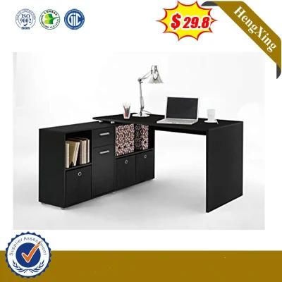 Modern Wooden L Shape MFC MDF Manager Simple Office Furniture Study Table Executive Computer Boss Office Desk