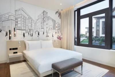 Custom Complete Set High Quality Resort Hotel Furniture Double Bedroom